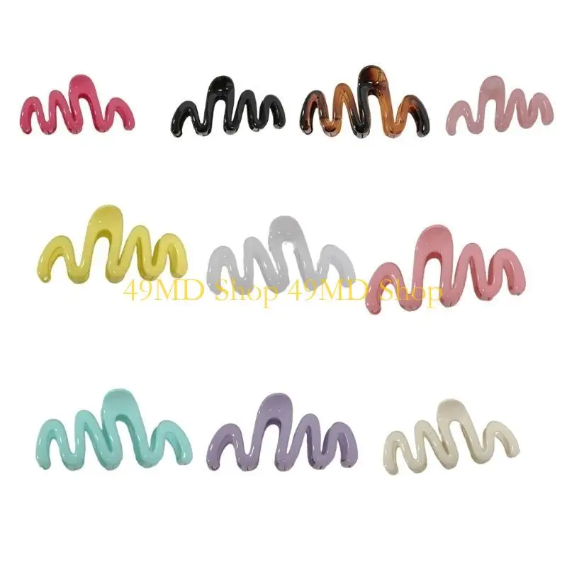 

49MD 5/10pcs Large Claw Clip Durability Claw Clip Strong Hold Hair Claw Mixed Claw Clip for Styling Versatility