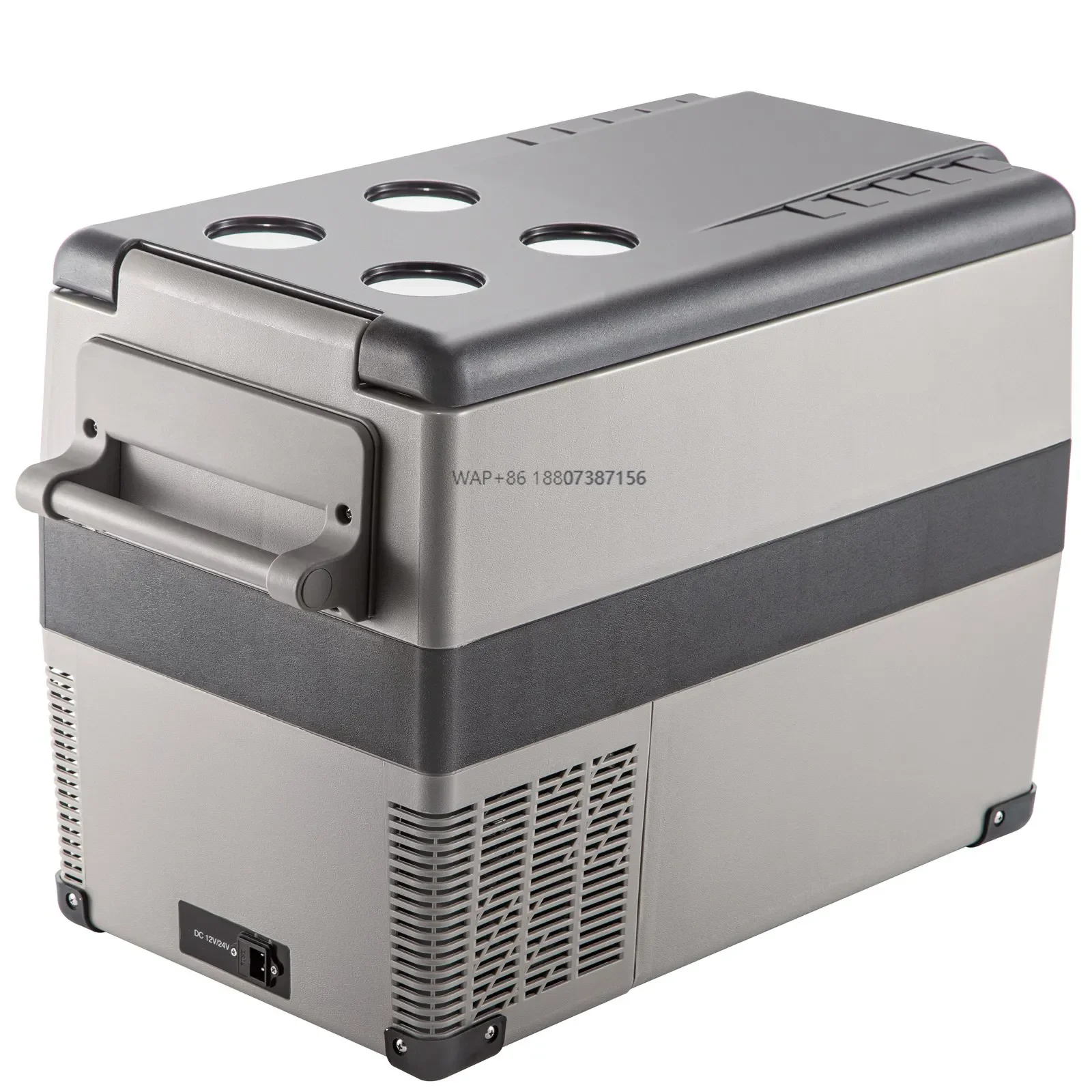 35L New Portable Refrigerator Cooler 1.23Cuft Compressor Freezer App-Controlled 12/24V DC for Home Car Outdoor Hotel Use