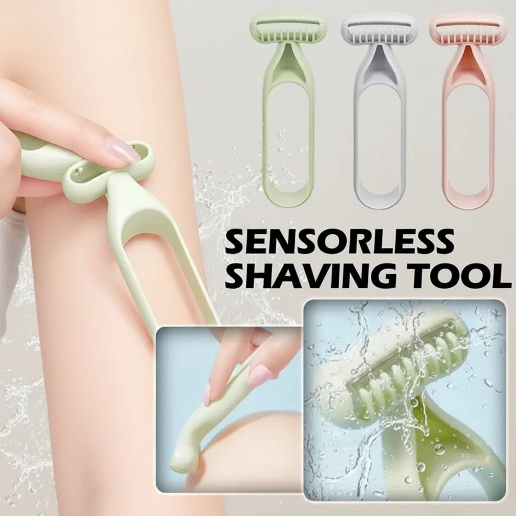 

O-Type Anti-Slip Shaving Knife Hair Trimmer for Women And Men Manual Leg Shaving Armpit Hair Removal Tool Hair Remover