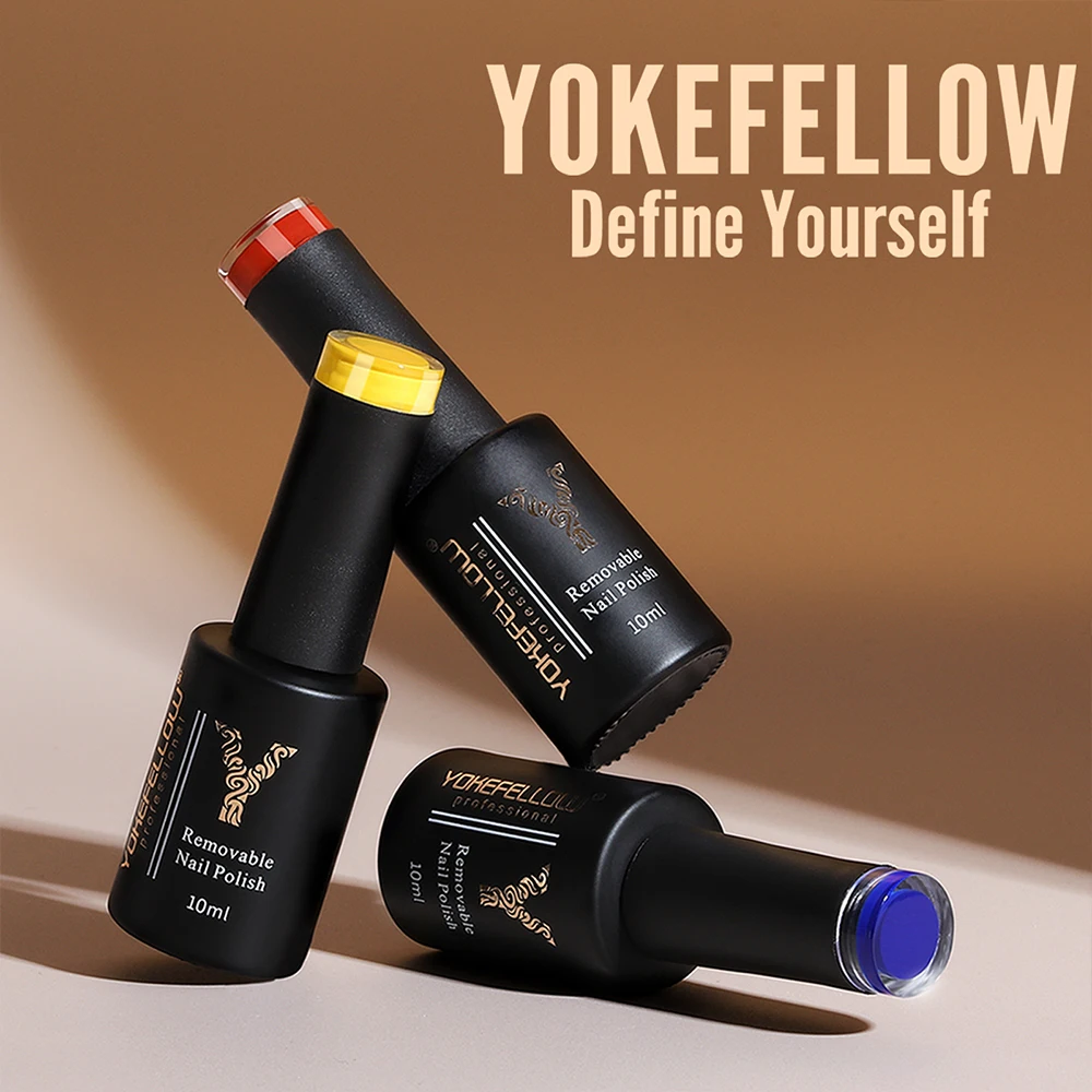 YOKEFELLOW 10ML Kuteks Kuku Gel Rendam Merah Biru Kuning Klasik Warna Primer Mudah untuk DIY Warna Apa Pun Pencampuran Seni Kuku Pernis Gel