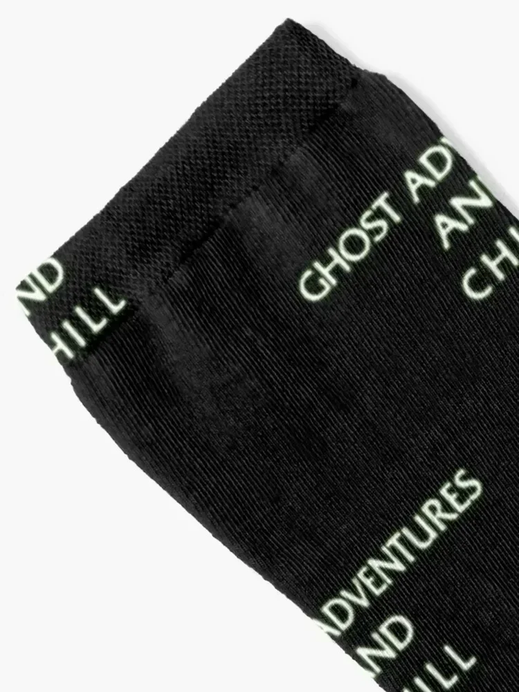 Ghost Adventures T-ShirtGhost Adventures And Chill Socks halloween sports stockings hip hop Women Socks Men's