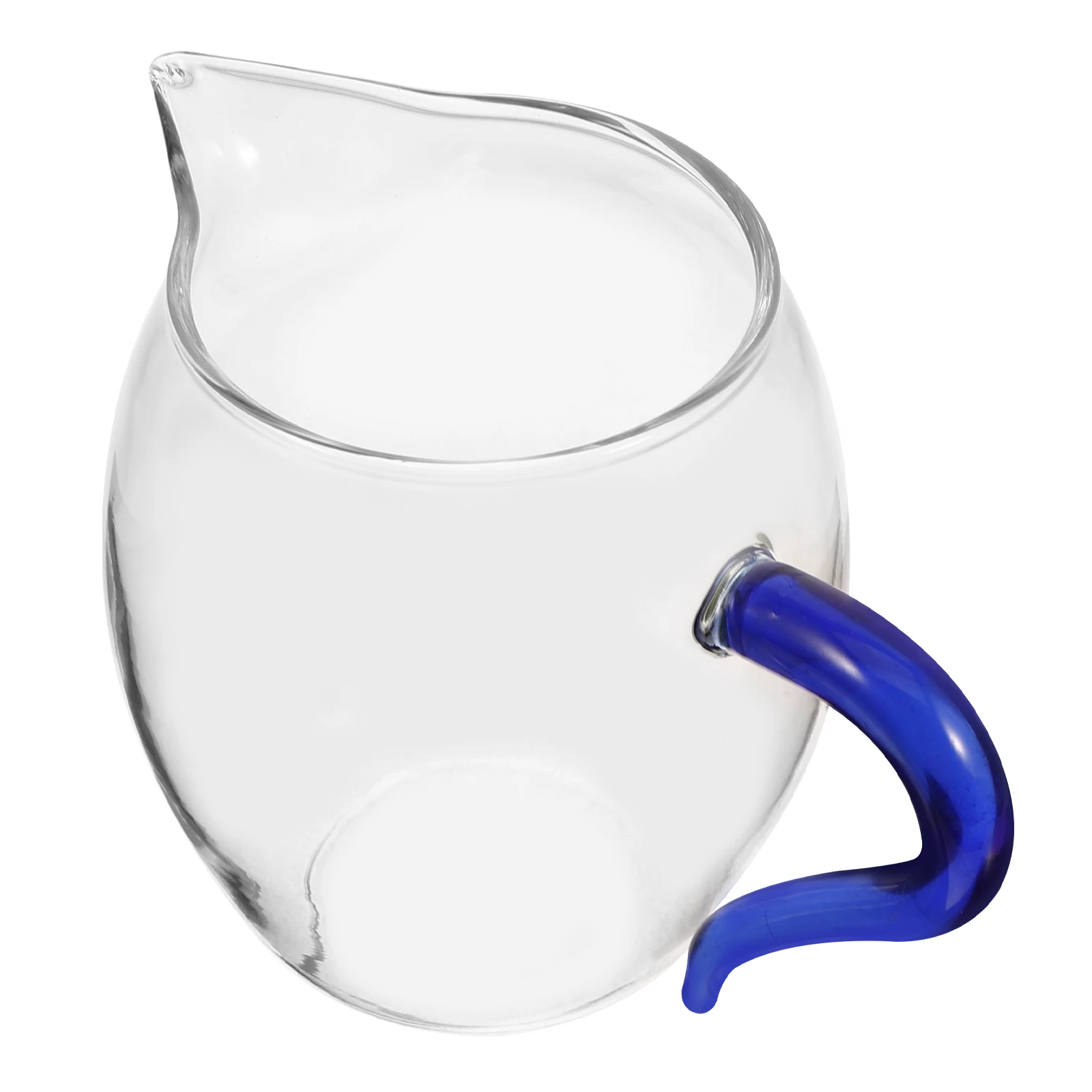 

300Ml Glass Tea Pitcher Thickened Durability Premium Handle Design Smooth Modern Spout for Even Tea Coffee Juice Dispensing