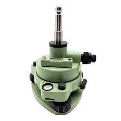 Green Three-Jaw Tribrach Adapter With Optical Plummet Level Bubble For Prism Replacement For Total Stations Surveying