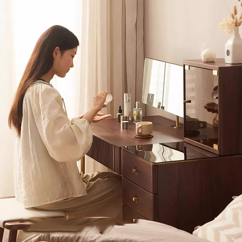 Organizador do quarto vaidade mesa sala de estar café europeu vaidade computador feminino comoda pra quarto móveis pós-modernos