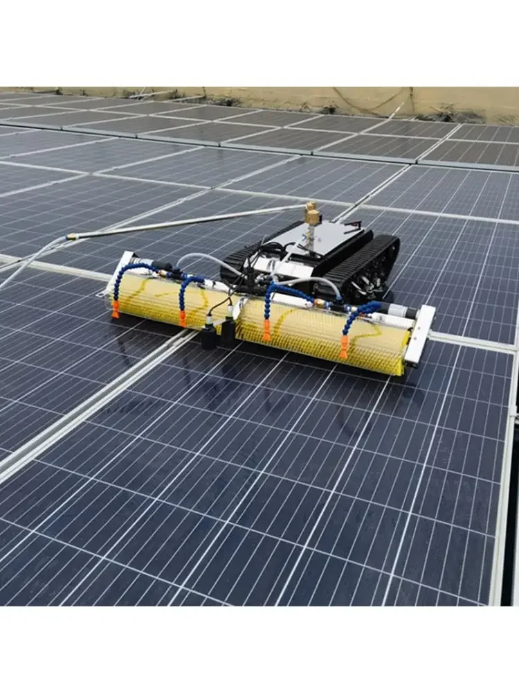 เครื่องทำความสะอาดแผงโซลาร์เซลล์เครื่องมือพิเศษสำหรับทำความสะอาดแผงโซล่าแผงโซลาร์เซลล์