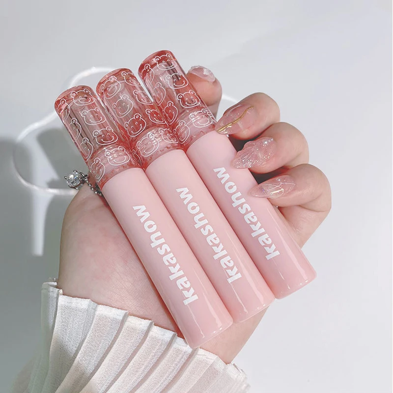 6 Colors Mirror Water Lip Gloss Pearlescent Lustrous Non-stick Cup Lip Stain With Natural Lip Oil Women Makeup Lip Glaze