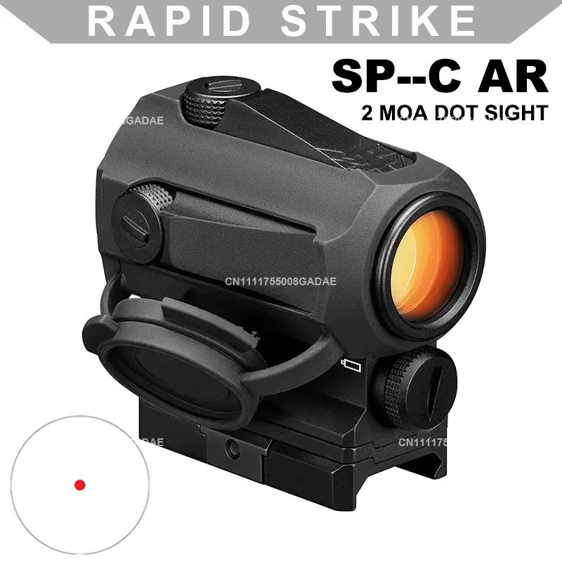 

VTX SPC AR Red Dot Sight 2 MOA Reflex Optic Rifle Scope Lower 1/3 Co-witness Picatinny Mount Tactical Hunting Micro3X Magnifier