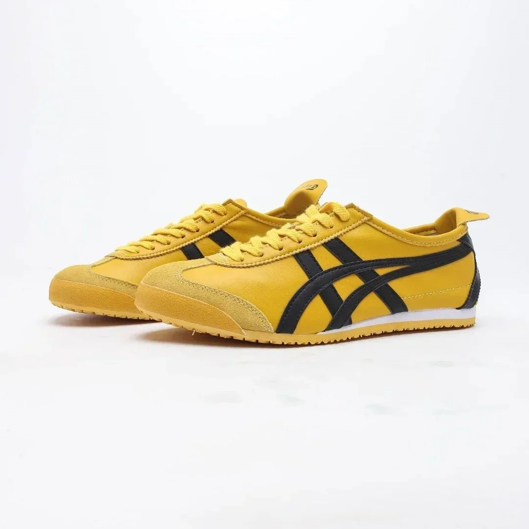 أحذية Onitsuka Tiger MEXICO 66 للنساء والرجال للتزلج خفيفة الوزن بدون رباط حذاء رياضي