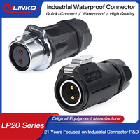 CNLINKO LP20 IP68 Waterproof Electrical Connector Solder Cable Multi Pin High Current Quick Connect for Industrial & Automotive