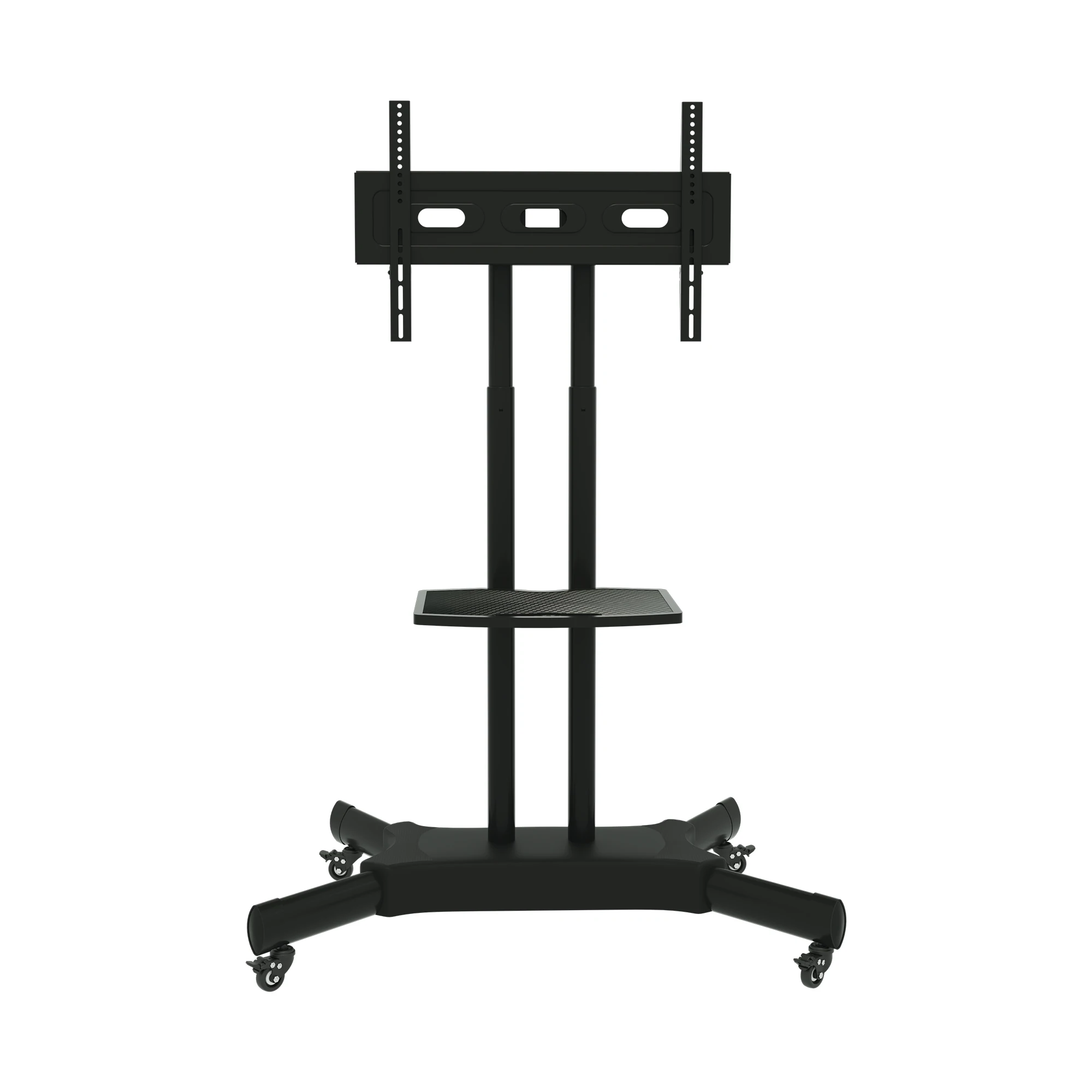 Suporte de TV giratória universal para TVs 32-80 ", altura ajustável, mesa, montagem com inclinação, preto, Max VESA, 600x400mm