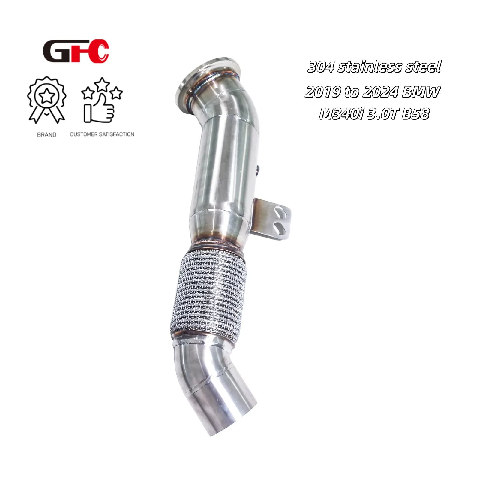 

High-performance catless downspout suitable for BMW M340i 3.0T B58 from 2019 to 2024
