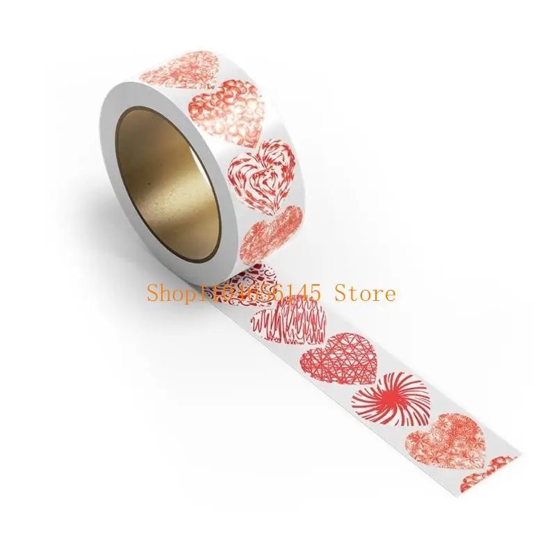 5ASD auto-adhésif autocollant Valentin Sticker Gift Gift Sticker Étiquette décorative Autocollant Love Sticker Heart Sticker