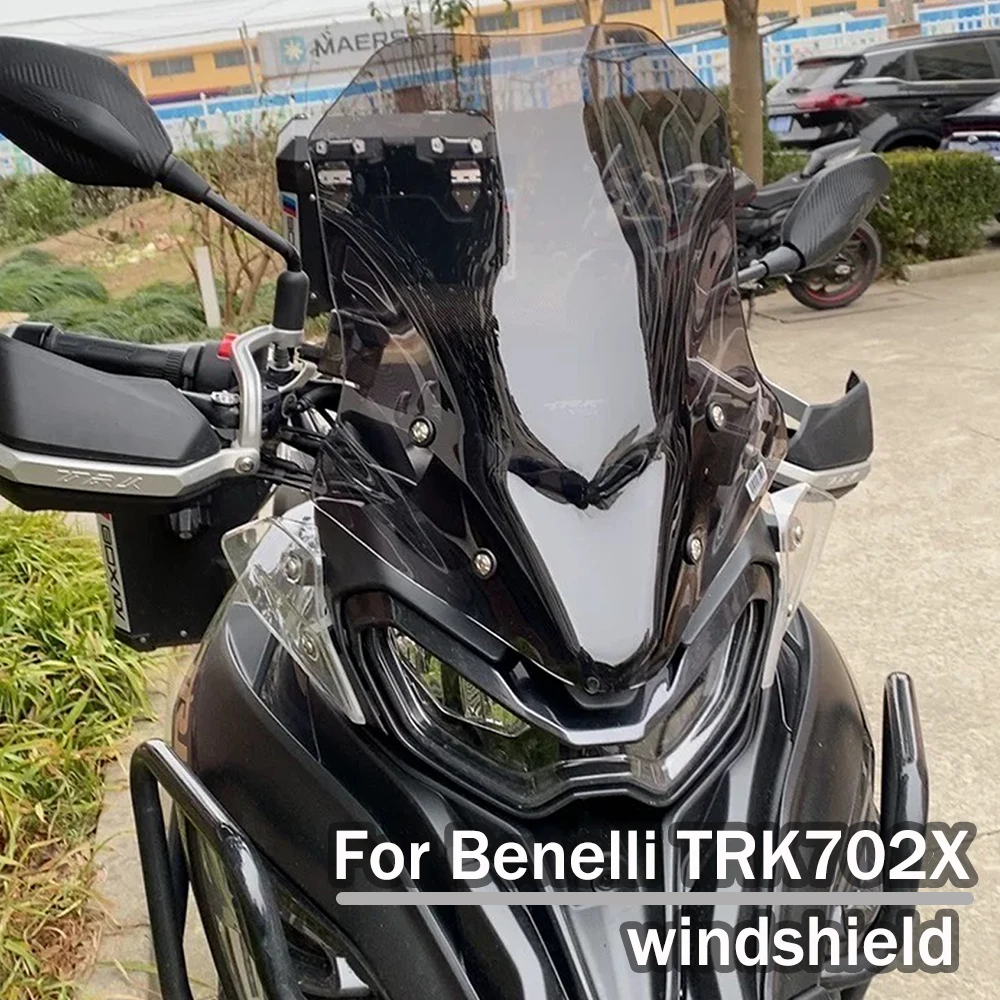 

for Benelli TRK702 X Windshield TRK702 Accessories TRK 702X 2023 Windshield kit TRK702X Motorcycle front windshield