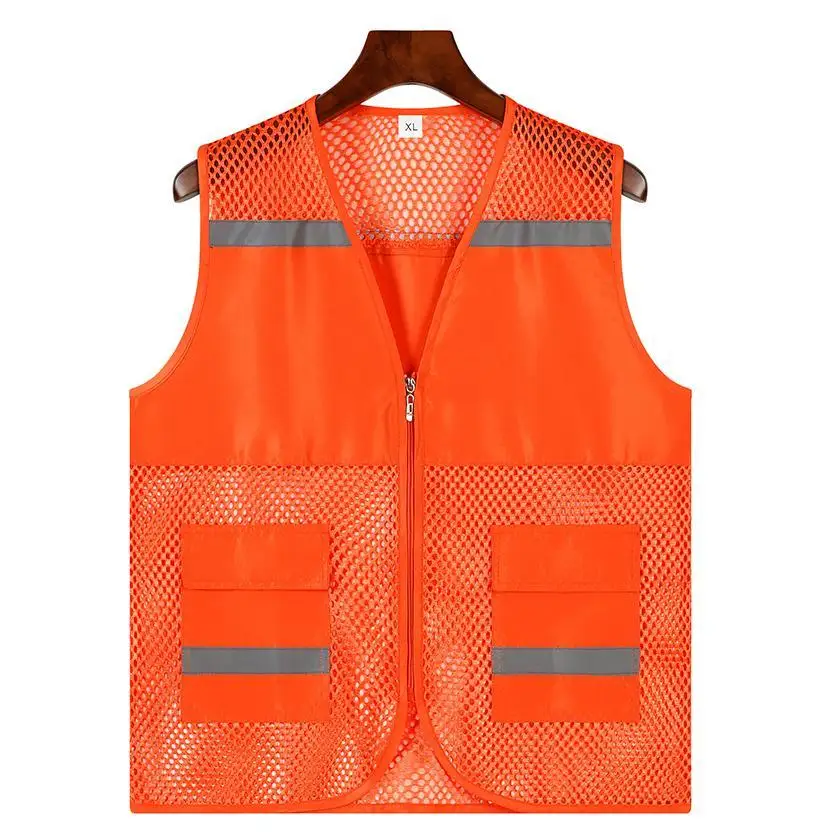 Outdoors Men's Vest Personalized Customized Print Logo DIY Employee Volunteer Sleeveless Work Clothes Fishnet Top