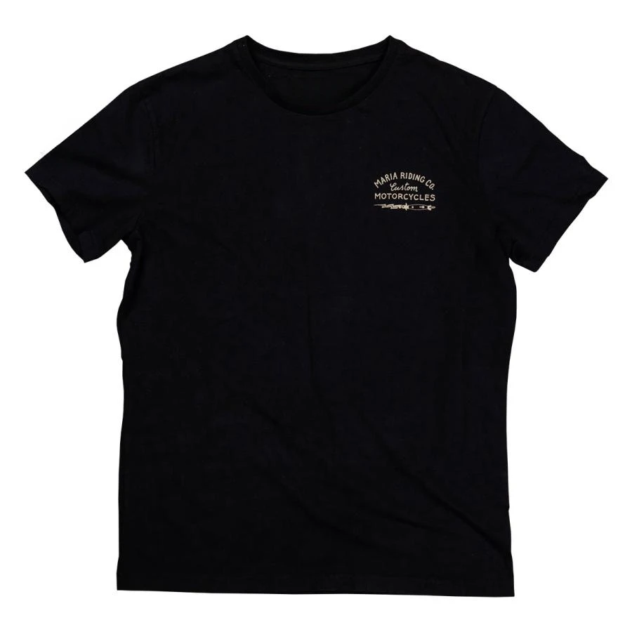 

Maria Riding Company Spring Knife Summer Luxury Brand Cotton Men's and Women's T-shirt Motorcycle Short Sleeve