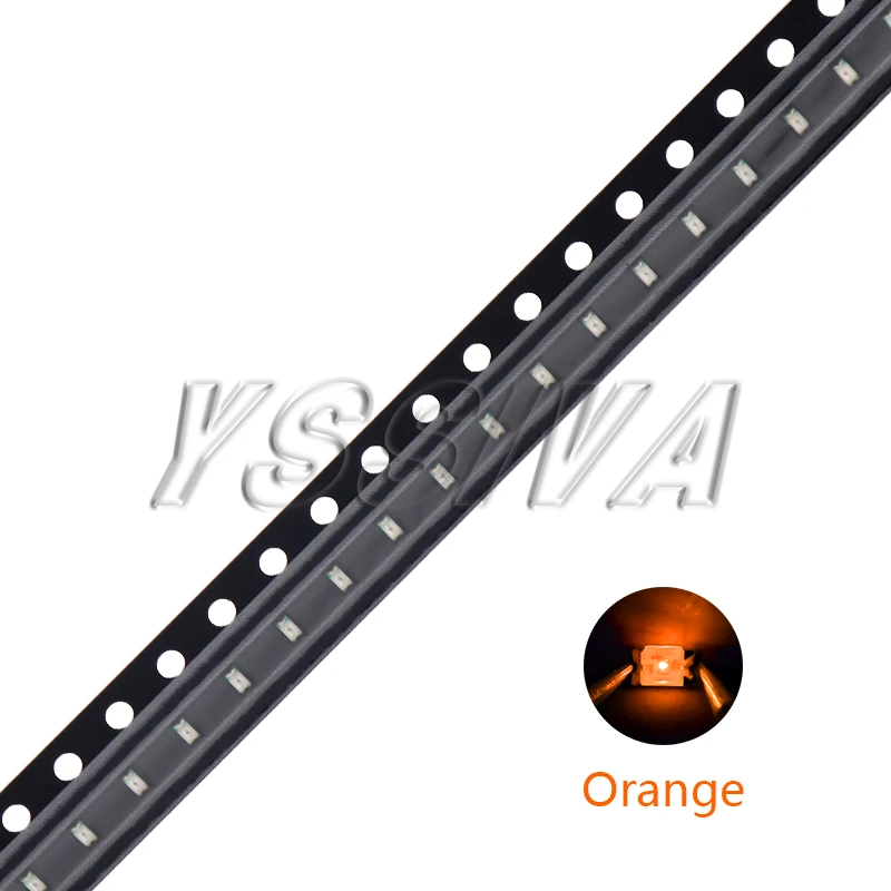100pcs 0603 SMD LED White Orange Warm White Red Blue Yellow Green Pink Purple RGB Light Emitting Diode