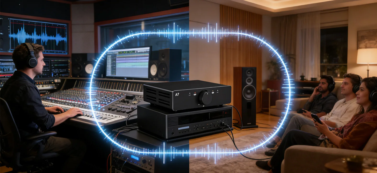 3E Audio Next-Gen A5 A7 HiFi-Verstärker Stereo Mono mit Verbessertem PFFB TPA3255 TPA3251 Professioneller Audio-Verstärker – Detail 3