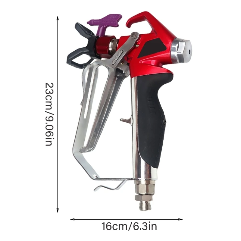 Pistole a spruzzo airless per rivestimento efficiente, per applicazione uniforme vernice mastice Finitura liscia su