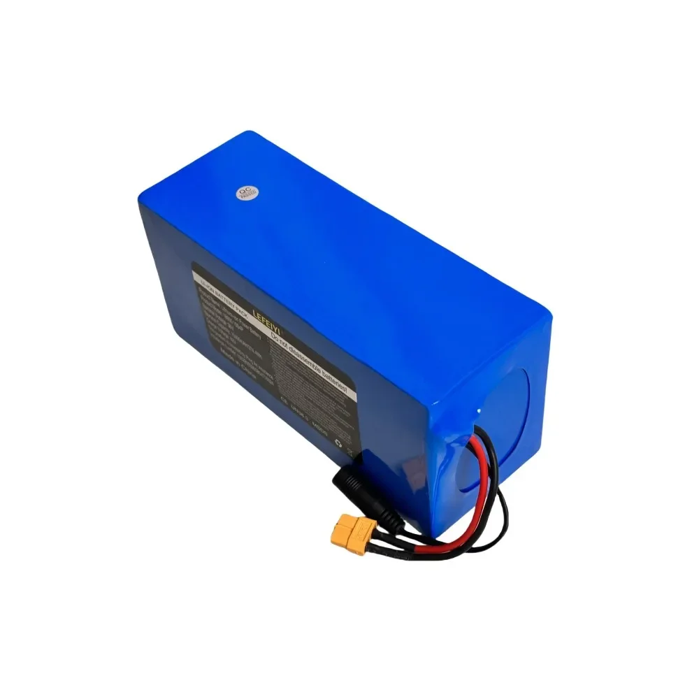 36V 10.4Ah Large Capacity Lithium Battery, High-power Battery with Built-in BMS Protection 18650 10S4P