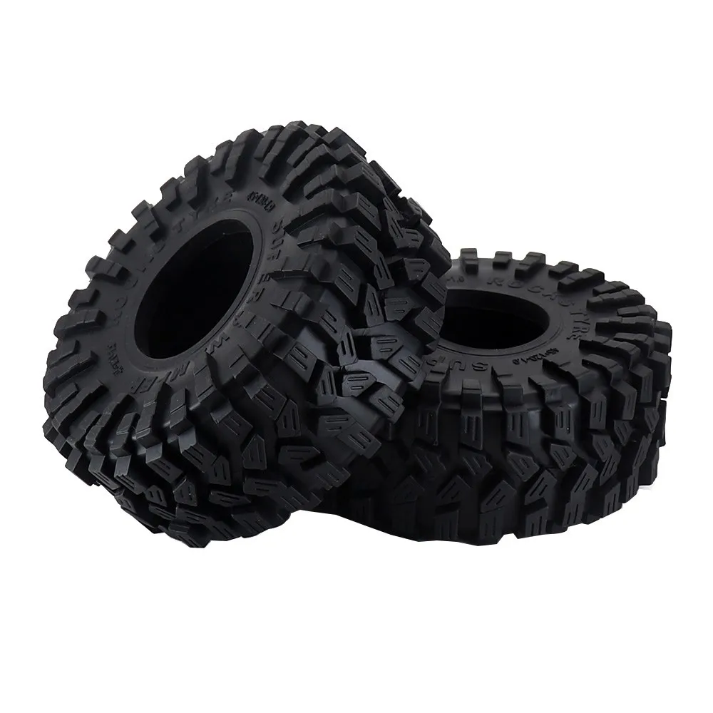 

4pcs 1.9" Wheel Tires All-Terrain 120*49mm for 1:10 RC Rock Buggy Crawler Car TRX4 Axial SCX10 90046 Capra