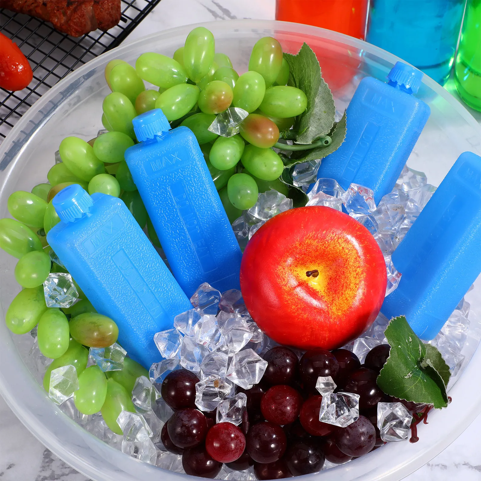 กล่องเก็บน้ำแข็งคริสตัลสำหรับพ - Food Storage Plastic บทวิจารณ์และราคา