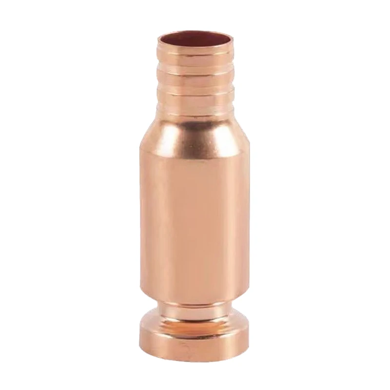 Connettore a sifone 1PC pompa a sifone automatica pompa di trasferimento del liquido del carburante dell'olio connettore del tubo di aspirazione materiale in rame 6.3x1.4x2.2 Cm