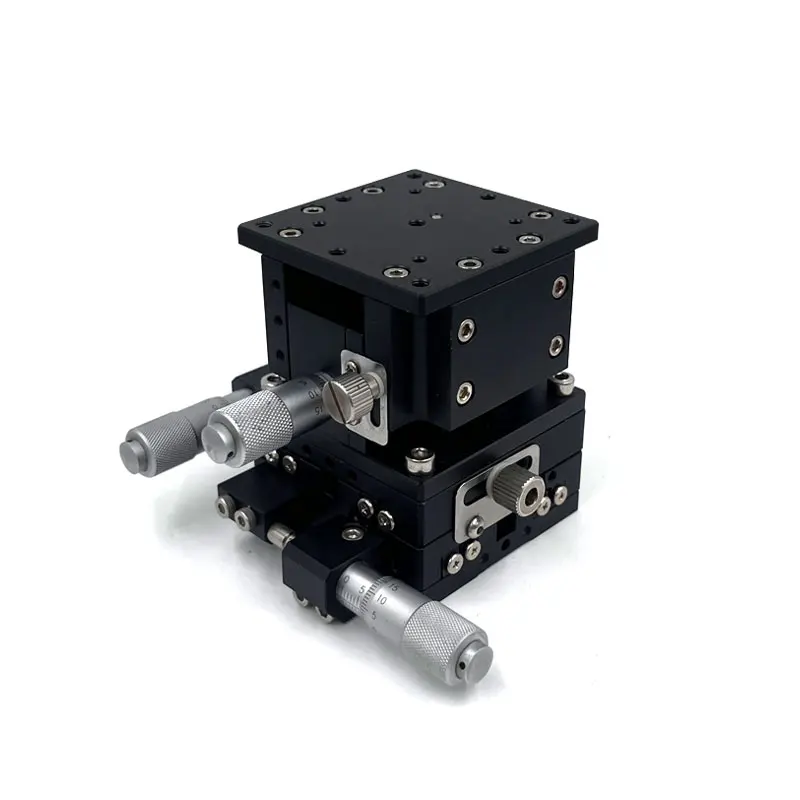 XYZ Axis Precision Displacement Platform 60*60mm Manual Fine Tuning Displacement Platform LD60-LM-2
