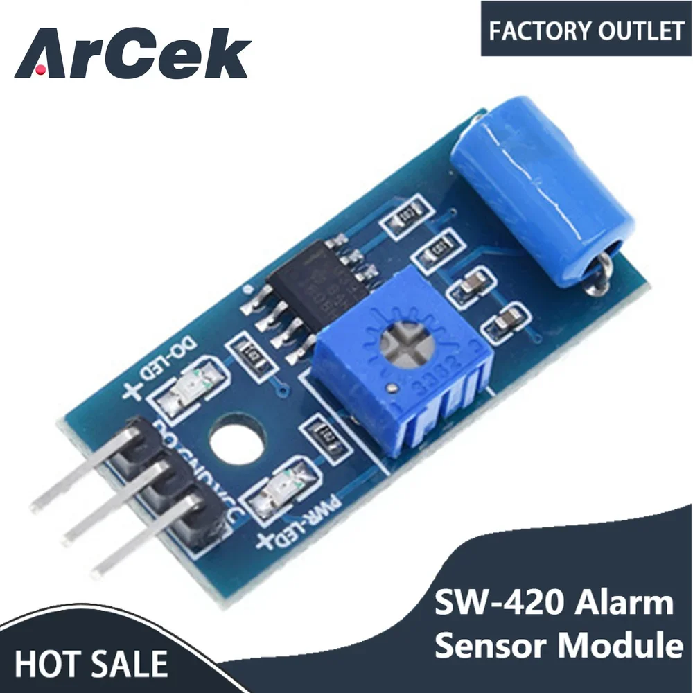 Normaler weise geschlossener Typ Vibrations sensor modul Alarms ensor modul Vibrations schalter SW-420 für Arduino