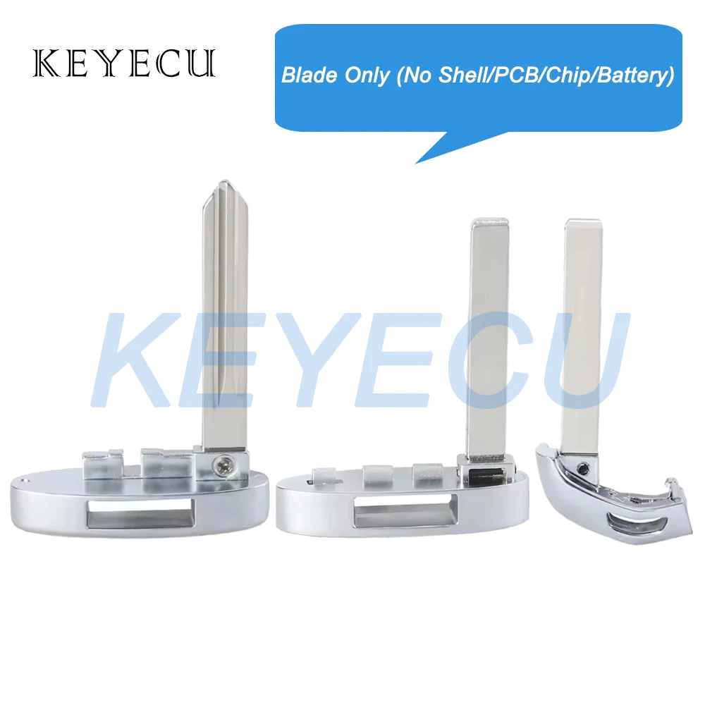 KEYECU for Cadillac Escalade ESV XTS CTS CT6 ATS SRX DTS STS Smart Remote Car Key Fob Uncut Insert Emergency Key Blade