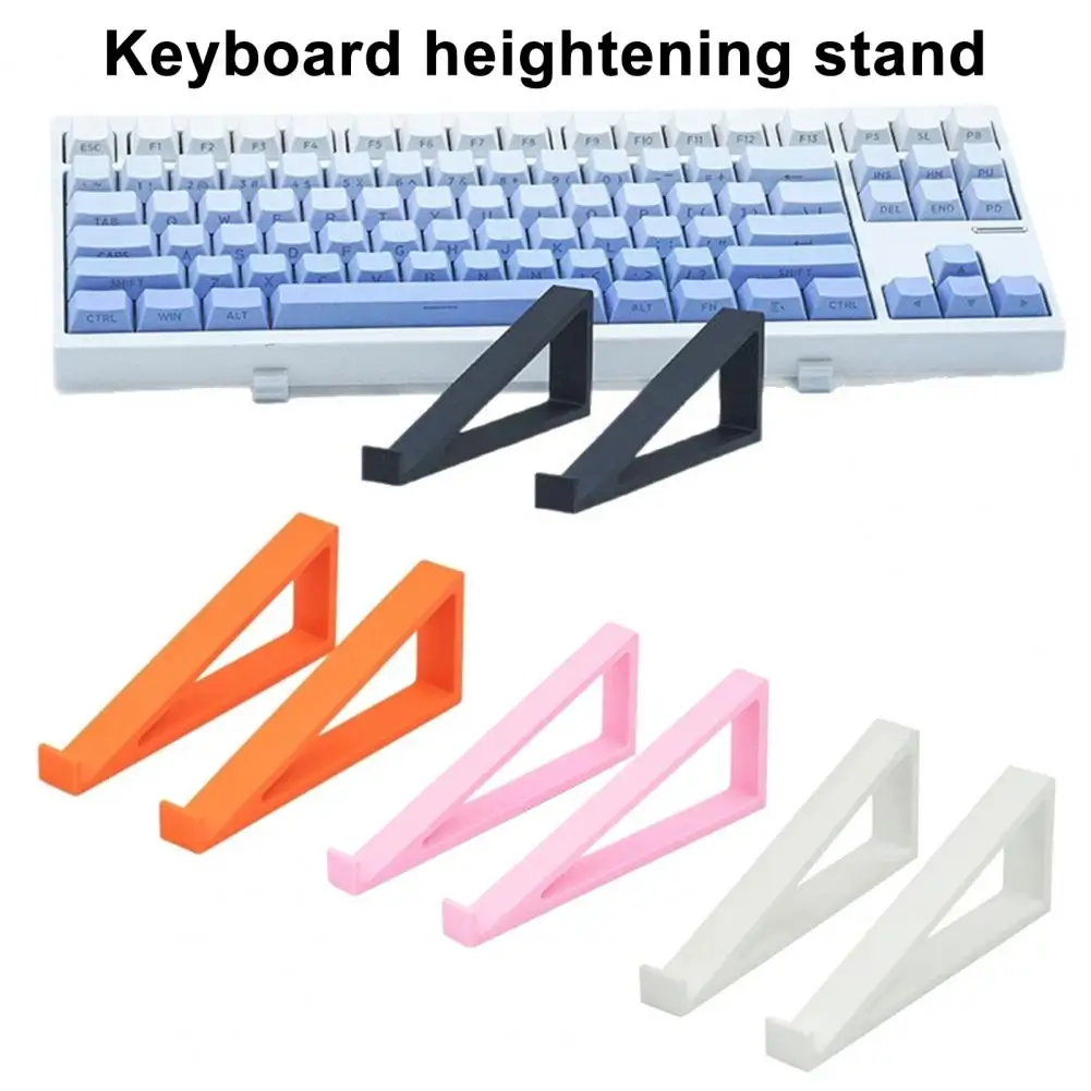 Plastic Keyboard Rack Stable Load-bearing Keyboard Rack Ergonomic Keyboard Riser Stands for Home Office Desk Non-slip 20 Degrees