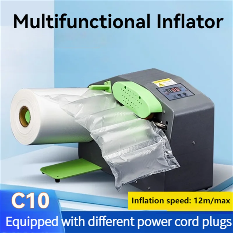

Automatic Filling Air Pillow Bag Bubble film Bubble Bag Machine Buffer Air Cushion Machine Buffer Air Pillow Packing Inflator