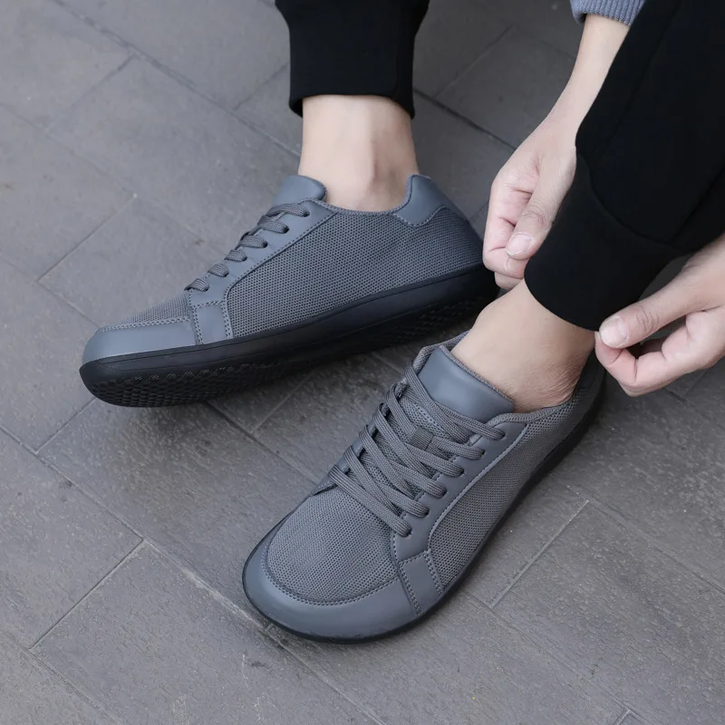 Men Casual Breathable Barefoot Wide Toe Shoes Outdoor Climbing Cycling Running Lightweight Sneakers