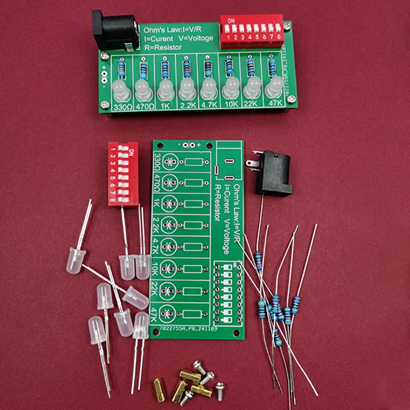 Zestaw do ćwiczeń w lutowaniu DIY - Naucz się elektroniki i udoskonal swoje umiejętności dzięki łatwe w montażu płytkom drukowanym
