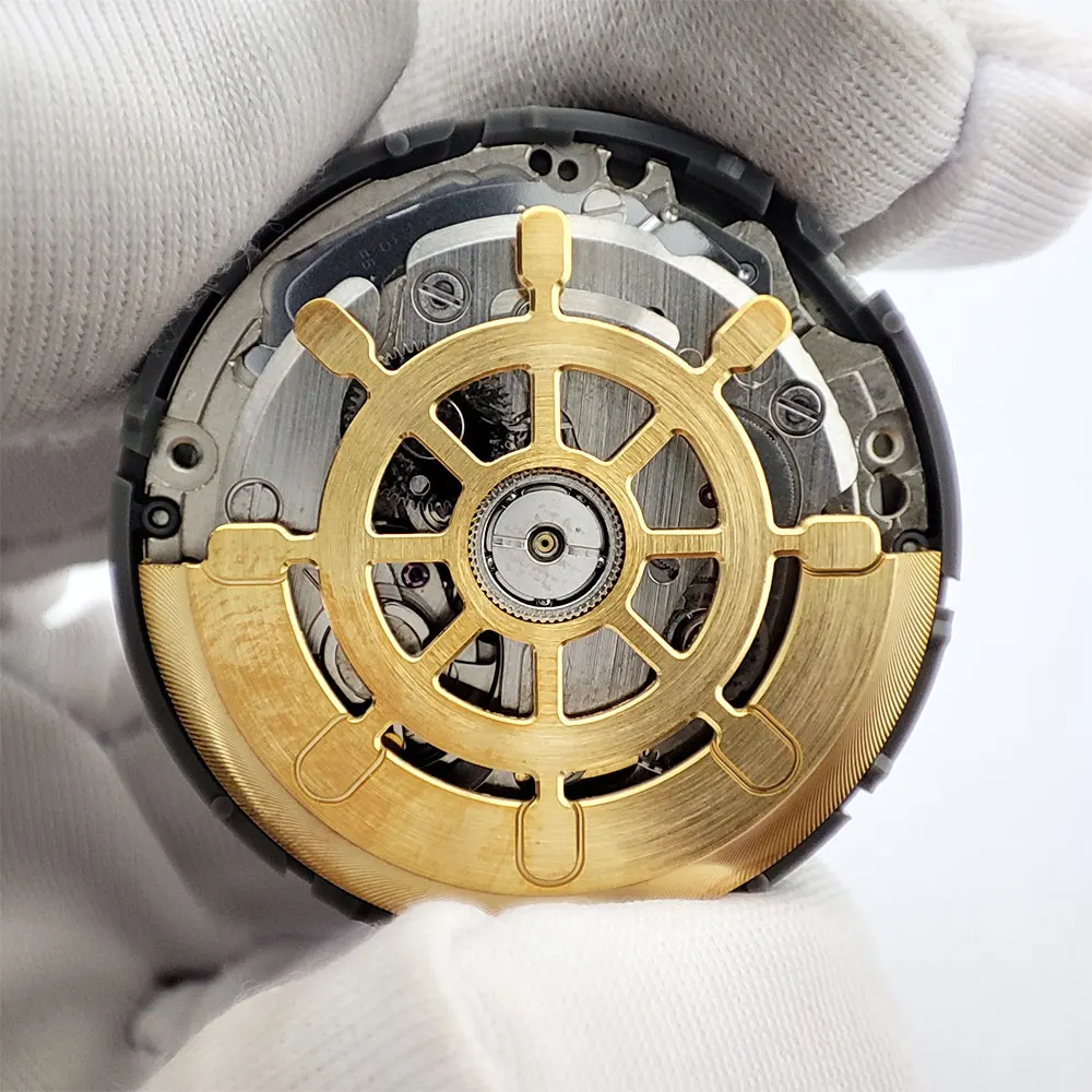 Аксессуары для часов Механизм NH35 Персонализированный и креативный улучшенный ротор подходит для механизма NH35/NH36/NH38/NH39 4R.