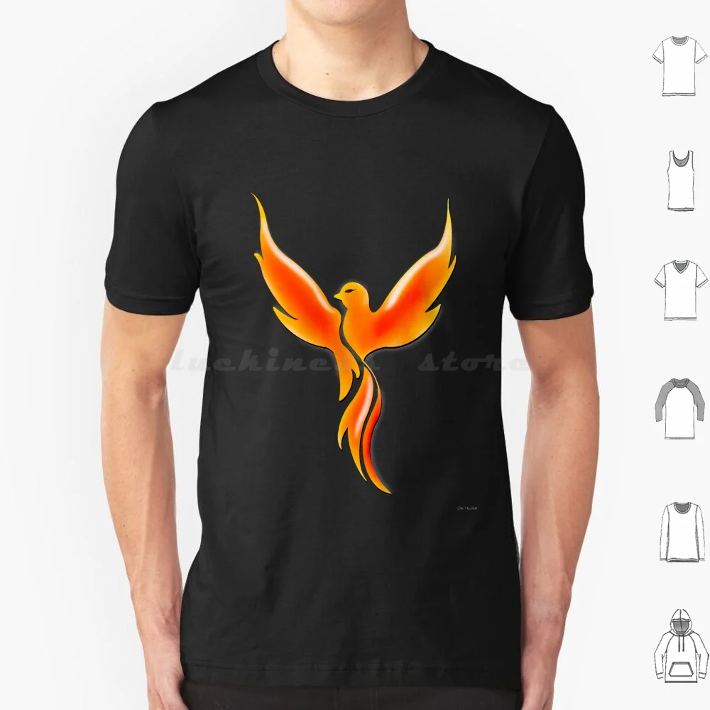 Phoenix T Shirt Cotton Men Women DIY Print Phoenix Phoenix Rising Flame Flames Flaming Flaming Phoenix Phoenix Pattern Fire
