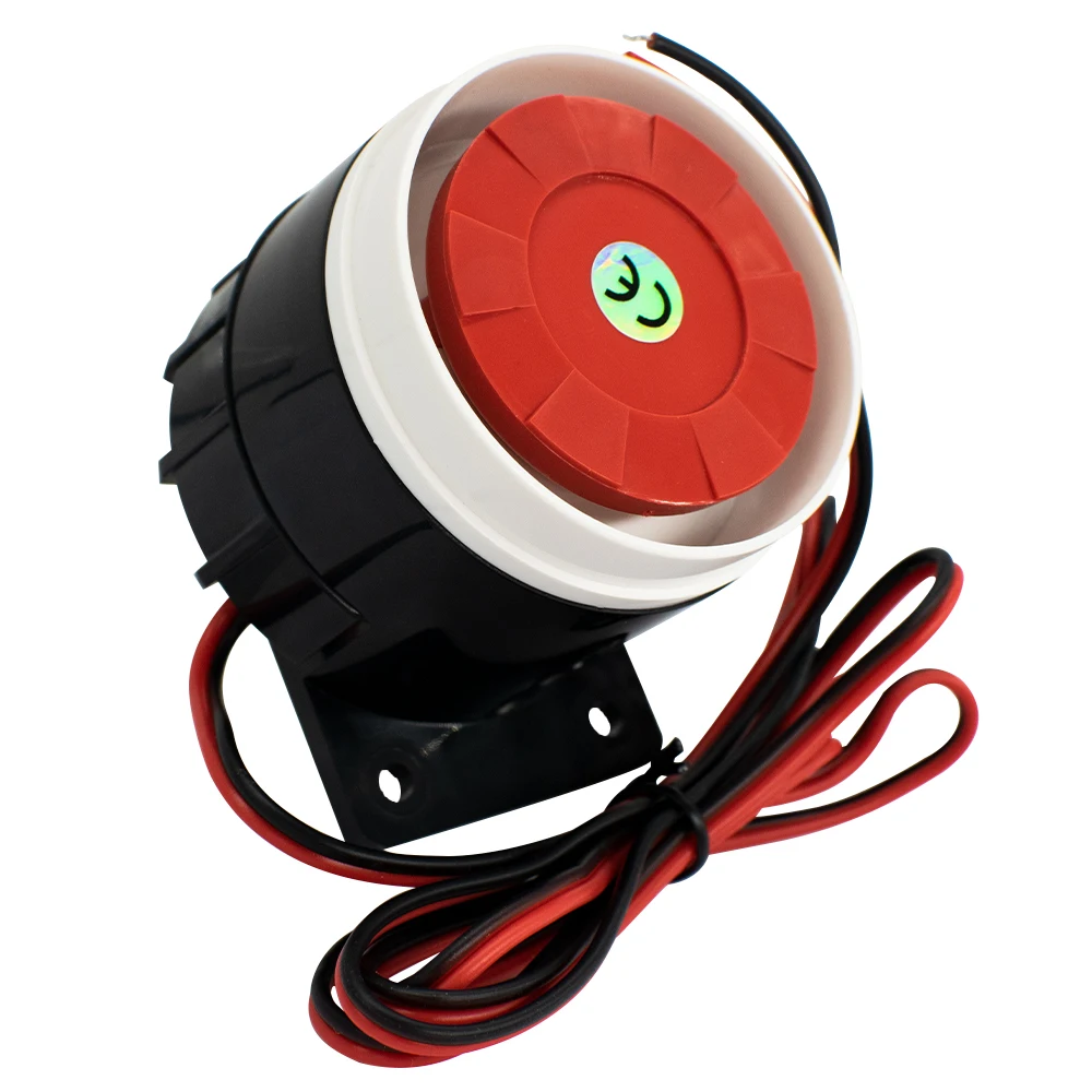 تيار مستمر 6-12 فولت صغير 120db إنذار صفارة الإنذار الصوت مكافحة سرقة الجرس عالية ديسيبل الأمن بيزو الطنان إنذار القرن #2