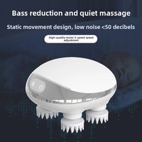 Electric Handheld Scalp Massager New Model Octopus Head Relaxing Massage Device Comfortable Sensation Hair Care Beauty Health