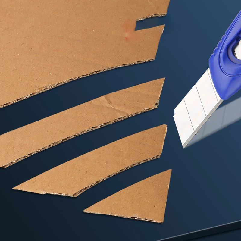 شفرات سكين فنية M&G بديلة بعرض 9 مم/18 مم 10 قطع لكل صندوق للاستخدام الصناعي والسريع