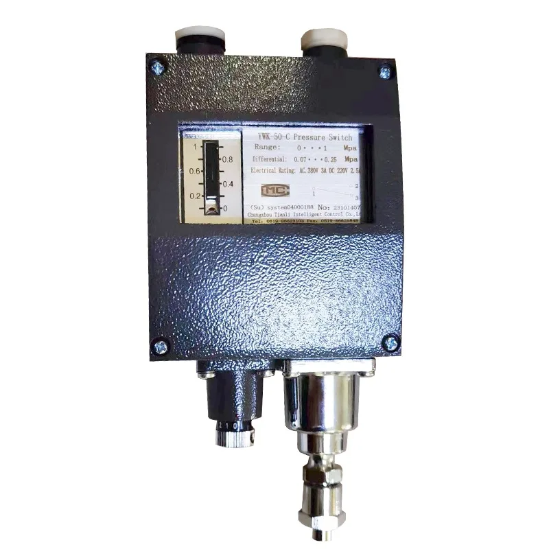 

pressure controller switch YWK-50-C 0-1MPA Pressure Switches for vessel