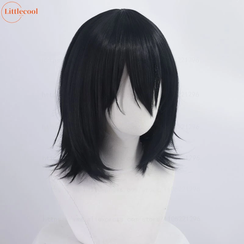 Hoge Kwaliteit Anime Fjodor Dostojevski Cosplay Pruik Zwart Gesimuleerde Hoofdhuid Fjodor D Dostojevski Hittebestendige Haar Fjodor Pruiken