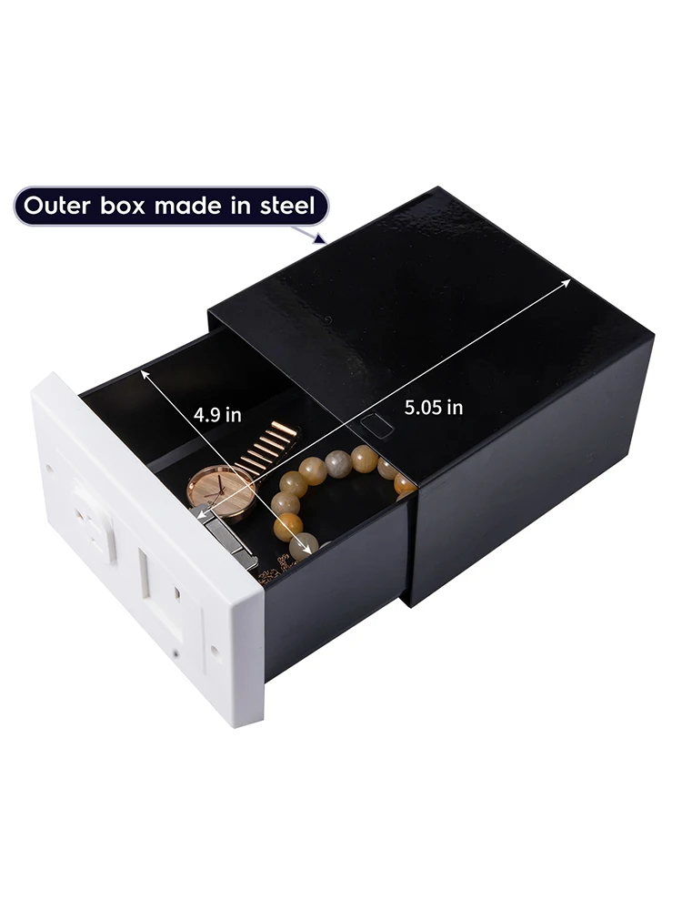 Imitation Double Plug Outlet Socket Wall Safe Security Secret Hidden Stash Box - Image 4