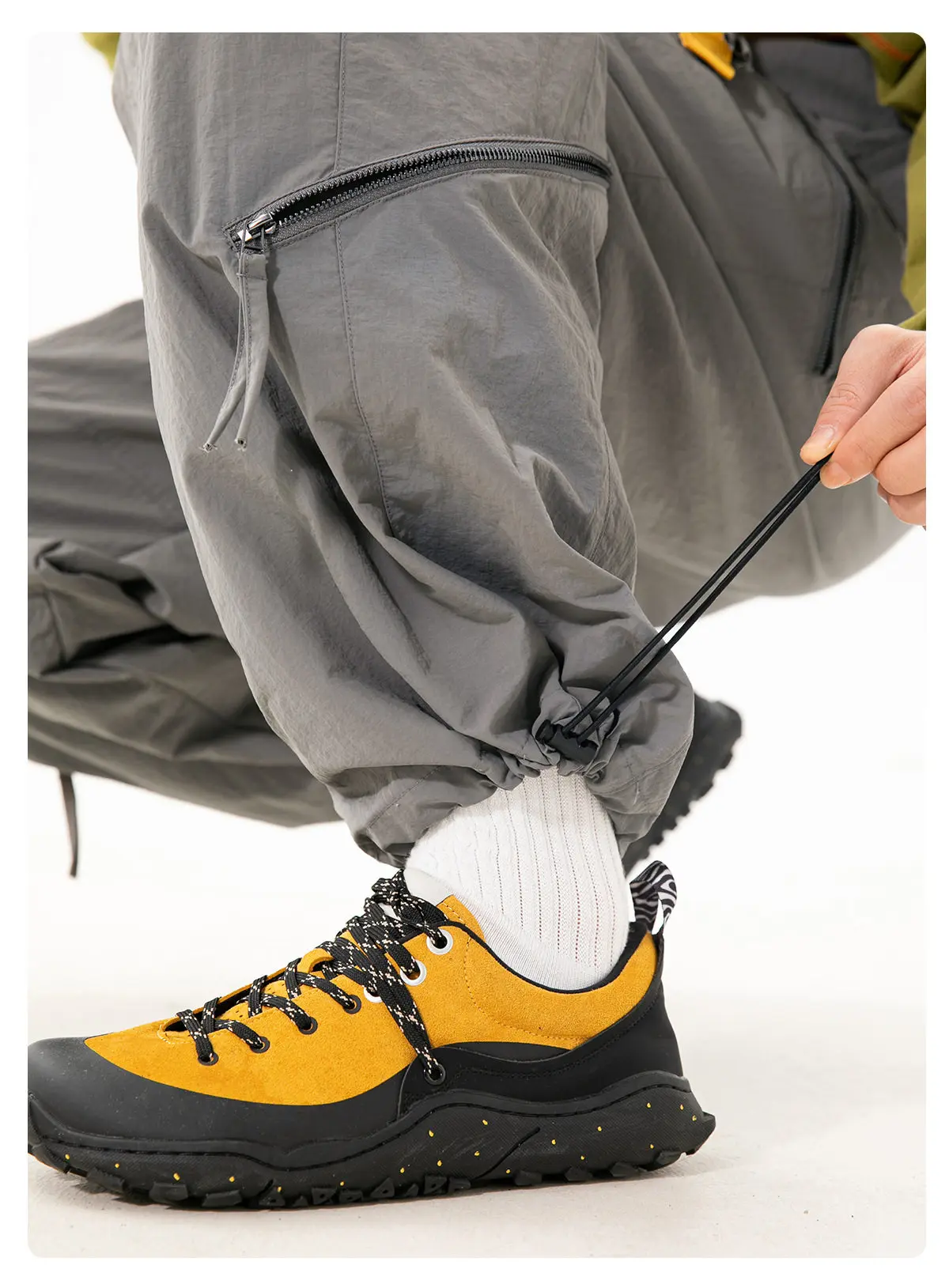 Herren Herbst Outdoor Wasserdichte Winddichte Taktische Cargohose - Locker Sitzende Sport-Freizeithose – Detail 2