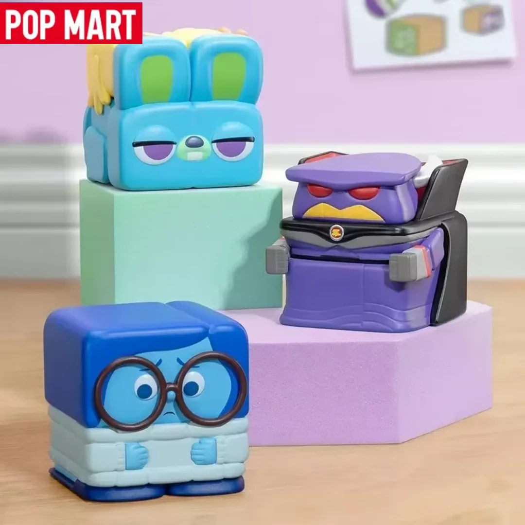 

POP MART Disney/Pixar POP CUBE-2 серия слепая коробка игрушки аниме фигурка сюрприз Mystery Box куклы очарование девушка праздничный подарок