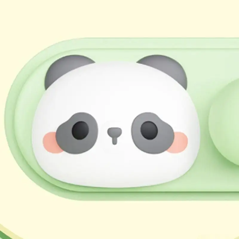 M5TD Fun Panda Cable Organizers Adhesive Clip Keeps Workstations Neat And Organized