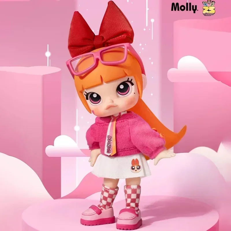 2024 Molly Series Model Q Version Dolls Bjd Movable Joints Toy Figurine Desktop Decoration Collectible Model Toys Birthday Gift