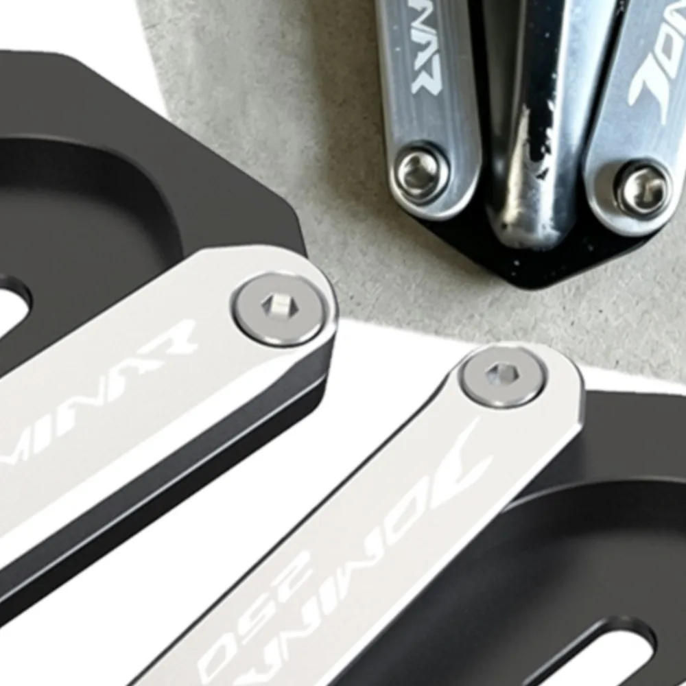 Motorcycle CNC Accessories Kickstand Extension Side Stand Enlarger Pad Plate DOMINAR 250 400 For Bajaj DOMINAR 250/400 Allyears