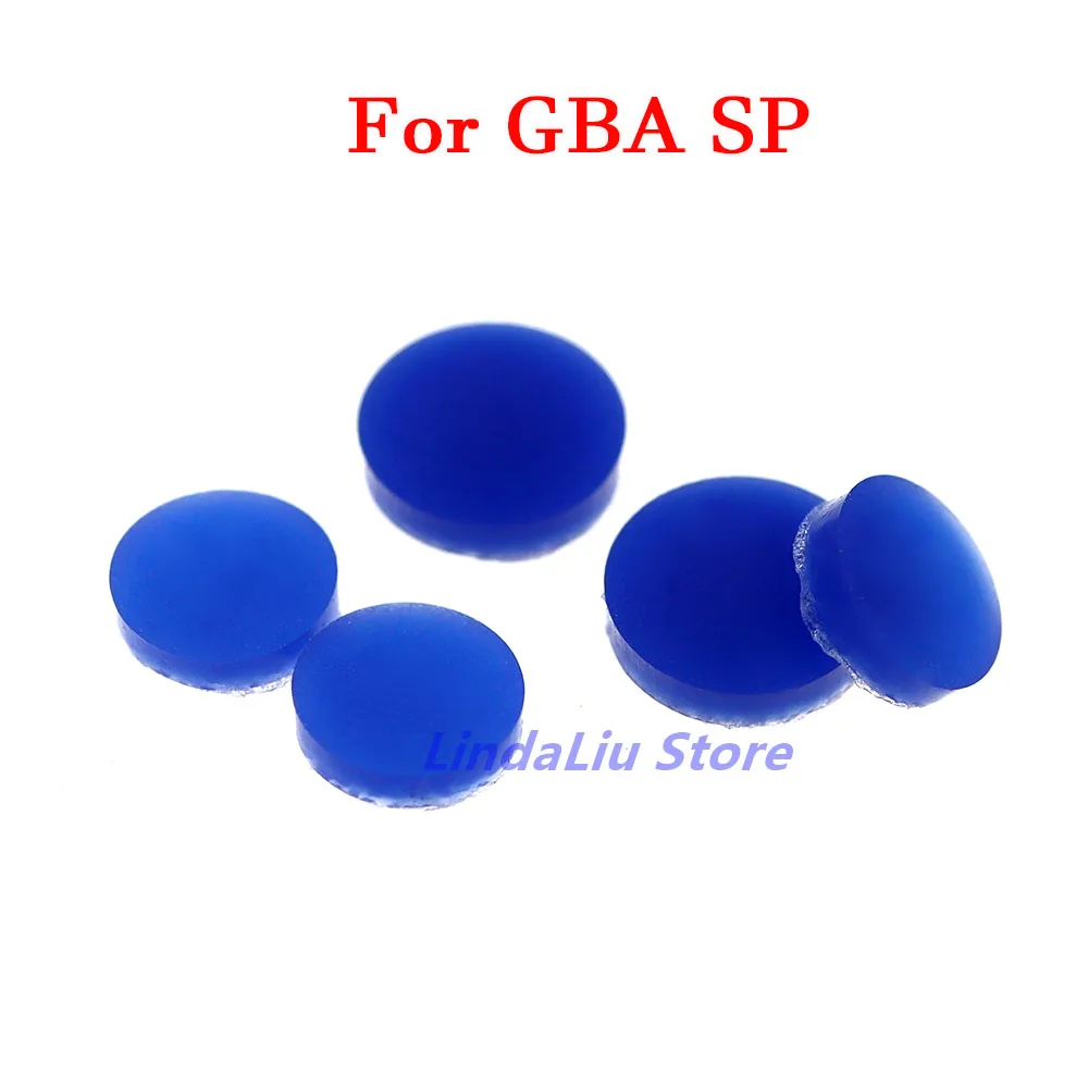 1set For GBA SP Replacement Screw Dust Plug Cover Rubber Plug For Gameboy Advance SP Shell Housing Rubber Pad