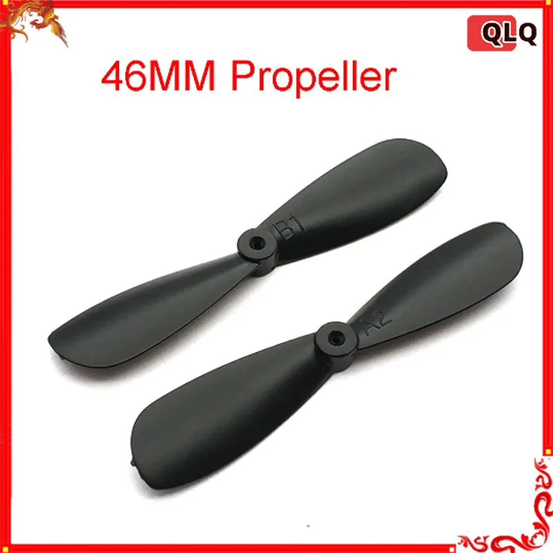 10pc（5pair）Rc Plane 0.8mm 46mm Forward And Backward Propeller Blades Suitable For Remote-Controlled Aircraft 614 Motor Propeller