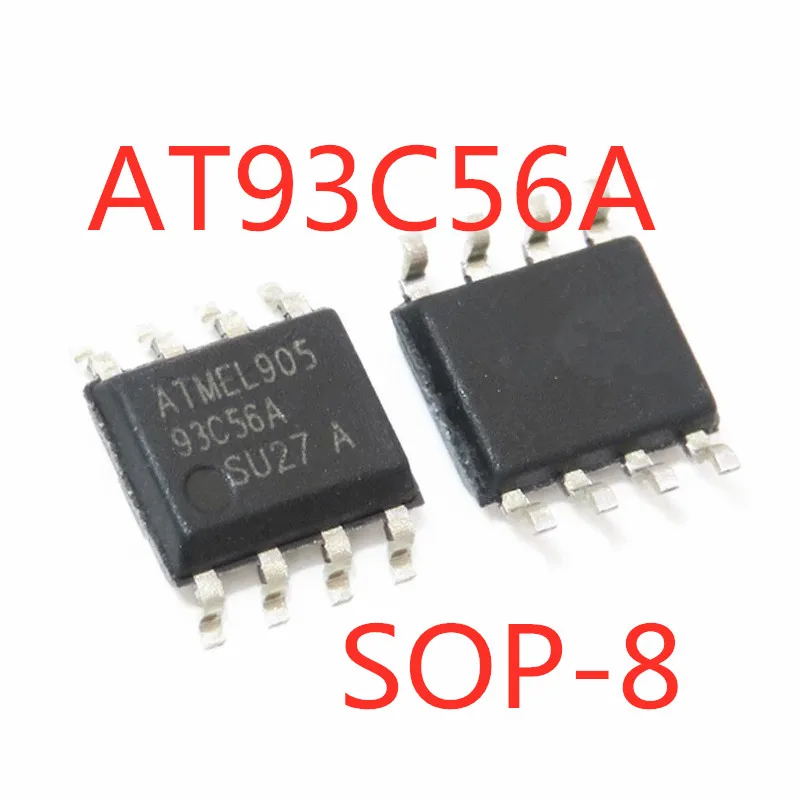 

10 шт./партия, чипы памяти 93C56A AT93C56A 93C56 AT93C56 SOP-8 SMD EEPROM