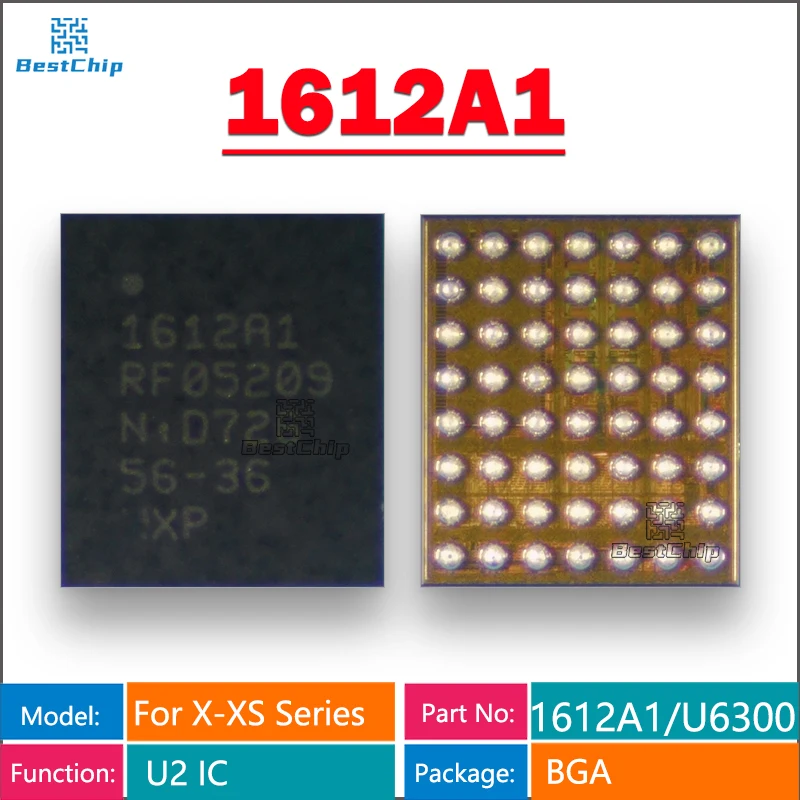 2pcs 1616A0 1618A0 1610A3 610A3B 1612A1 1614A1 Charging ic for iphone 14 13 11 6s 6sp 7 7p 8 8P X XS/XSMAX U2 Usb ic chip 36pins